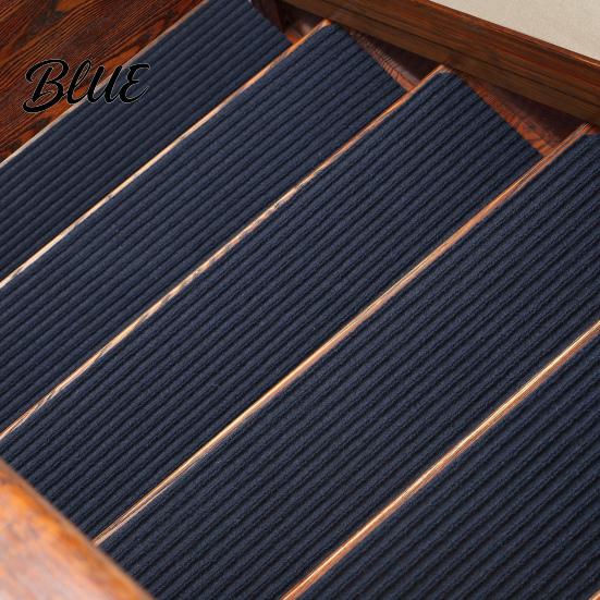 Self-adhesive Stair Treads Runners Rug Carpet Mat Steps Non-Slip for Wooden Safety Residue-free Self-Adhesive Indoor