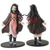 Anime Demon Slayer Kimetsu No Yaiba Figure Kamado Tanjirou Action Figure Agatsuma Zenitsu Nezuko Warrior PVC Model Toys