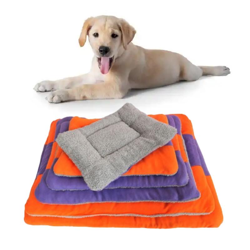 Pet Bedding Mat With Pp Cotton And Flannel For Dogs And Cats Winter Comfort