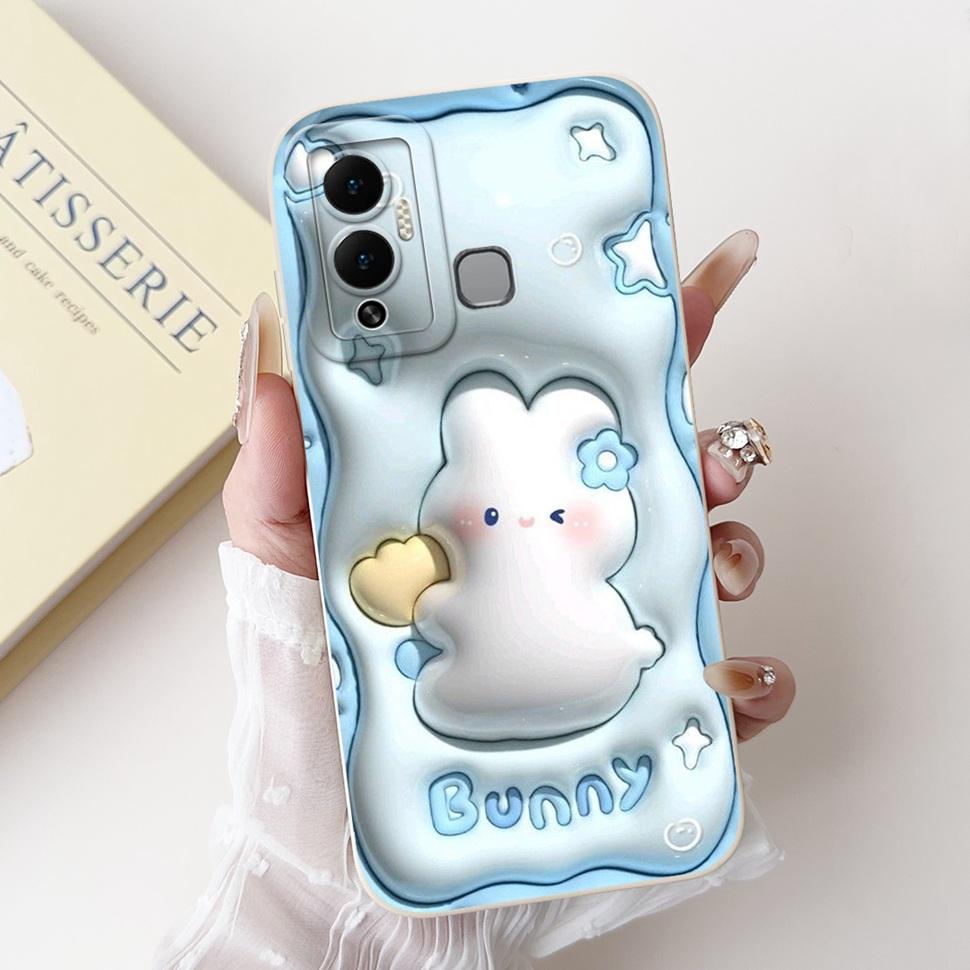 For Infinix Hot 12 Play Case Lovely Panda Painted Soft Silicone Phone Cover Case For Infinix Hot 12 Hot12 Play Fundas Capa Bags