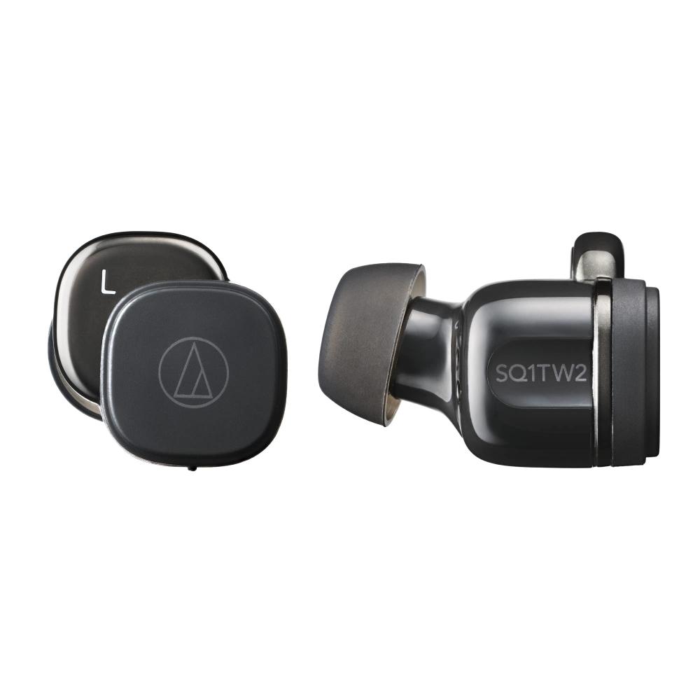 

ATH SQ1TW2 BK bluetooth IPX5 ATH SQ1TW2 BK Audio Technica Wireless Earphone Compact Durable Max