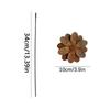 Vintage Metal Floral Stake Cast Iron Flower Yard Art Decor Rustic Plant Stakes  Outdoor Use