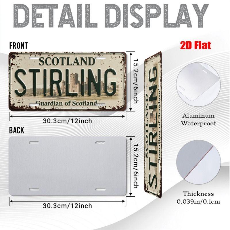 Urban City Theme Metal Tin Sign for Bar Garage Interior