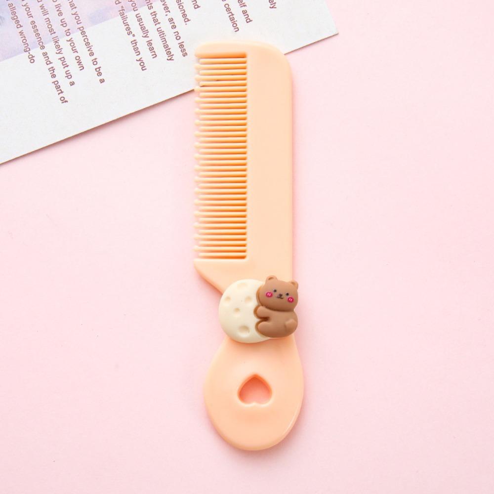 Wear Resistant Cute Student Portable Hair Comb Mini Children Baby Girl Hair Comb