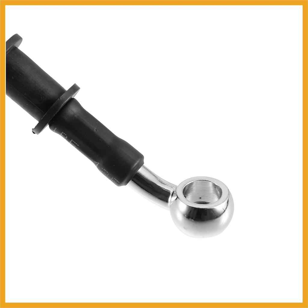 140cm AN3 M10 Car Hydraulic Brake Line Oil Hose Pipe Fitting 28° 28° Stainless Steel for Car Motorcycle Dirt Racing Bike Black Replacement