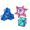 1ks Magnetické měnitelné kostky Magnetické kostky Magnet Fidget Antistres Flip Kubické puzzle Hračky Kouzelná nekonečná kosmická kostka