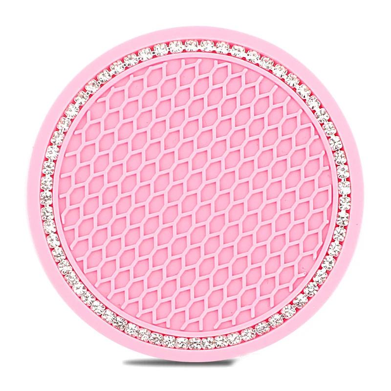 Car Coaster Water Cup Bottle Holder Anti-slip Pad Mat Silica Gel Waterproof For Interior Decoration Car Styling Accessories