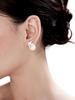 Temperament Chasing and Flying Birds Pearl Earrings Hot Sale for Trendy Women Ladies Casual Wear Party Cute Animal Dangle Earrin