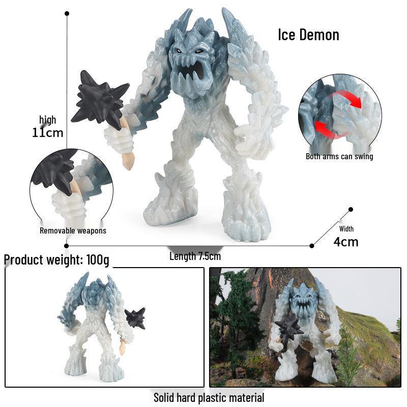 Solid Simulation Fire-Breathing Flying Magic Dragon Model Toy Ornament