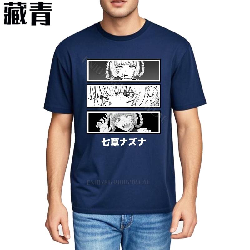 Tshirt Men Black Mens Tshirt Anime Panels With Japanese Text Comfortable Soft Cotton Teeshirt Fashionable Everyday Tees Adul