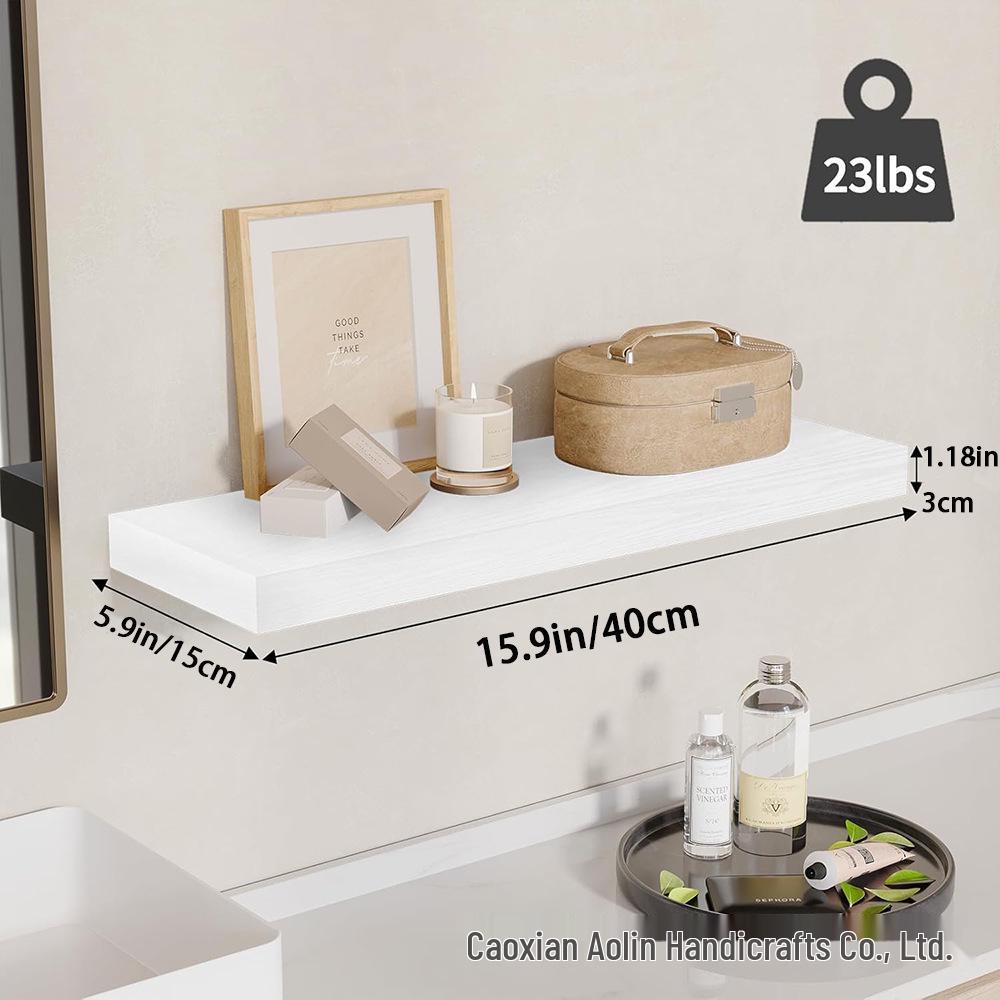 Wall-Mounted Floating Shelves: Living & Dining