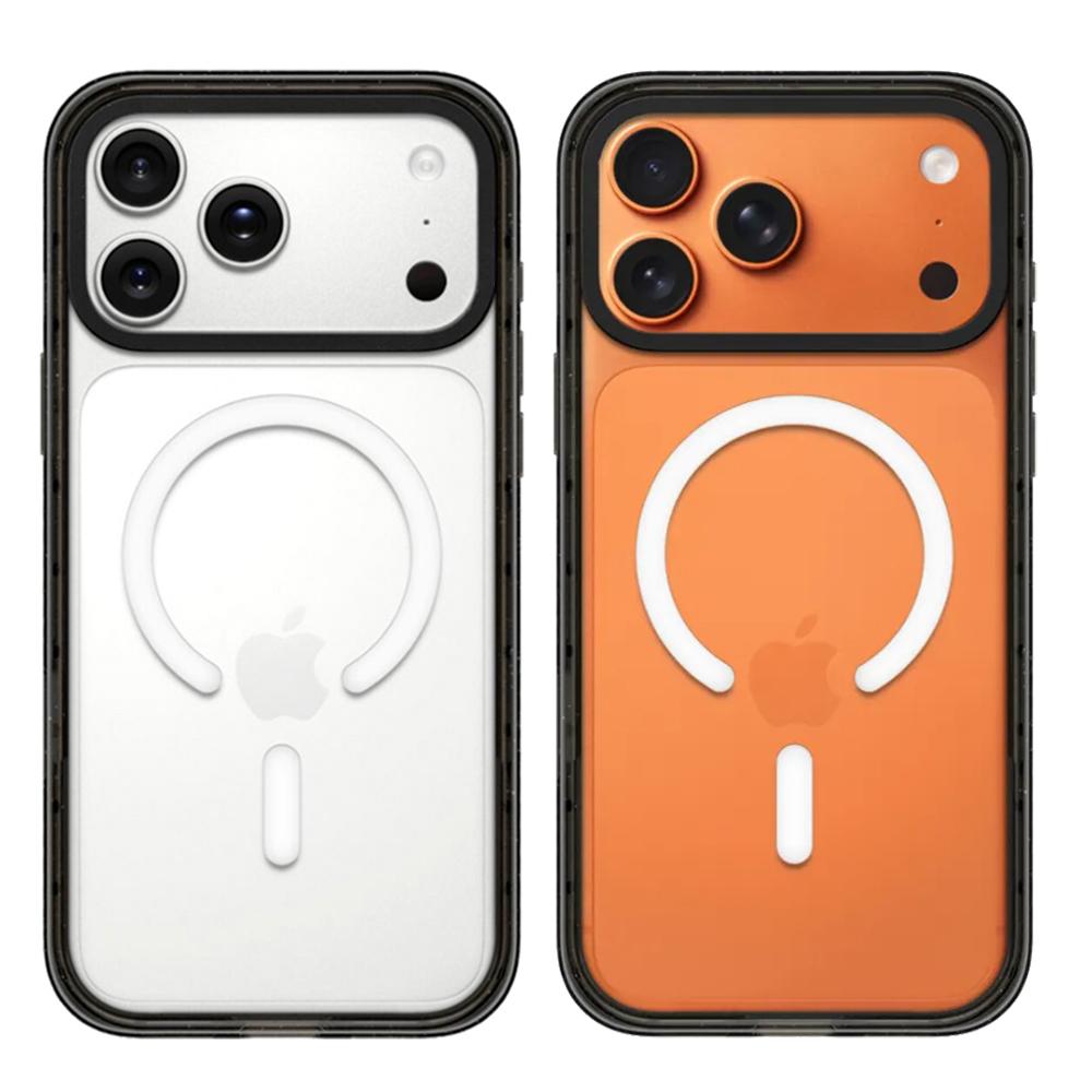 Acrylic Strong And Anti Drop Phone Case For iPhone 17 Air 16 15 14 13 12 Pro Max For Magsafe Magnetic Wireless Charging Cover