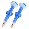 1 para Bez dętkowych zaworów powietrznych do roweru górskiego, stopowy przedłużacz zaworu Presta, akcesorium, niebieski