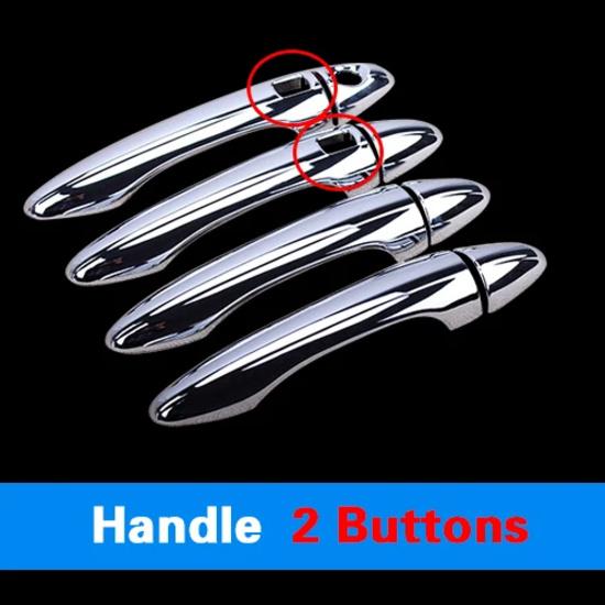 For Kia K3 Cerato ABS Chrome Trim Doors Handle Covers Accessories Stickers Car Styling 2010 2011 2012 2013 2014 2015 2016