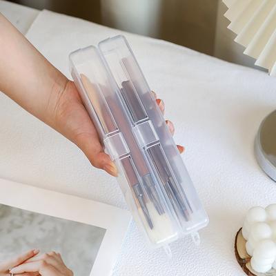 1Pcs Nail Art Tool Empty Storage Box Tweezers Clippers Pens Polishing Nail Buffer Files Plastic Container