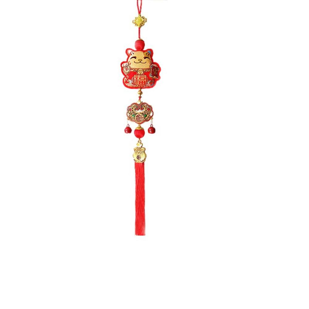 Creative Lucky Character Hanging Ornaments Reusable Spring Festival Pendant  Chinese New Year