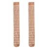 1 Pair Women Coral Fleece Stockings Thigh High Plush Thermal Socks Autumn Winter Long Tube Stockings for Daily Wear