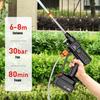 High Pressure Cordless Cleaner, High Pressure Portable Cleaner 30bar with Battery and Charger 48V (2 Rechargeable Battery)