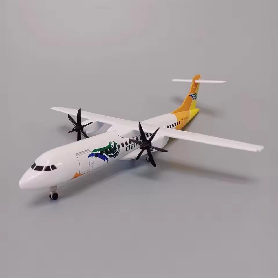 Aircraft Models 20cm Collectible Air Cebu Pacific Atr Metal Plane Model Diecast Aviation Miniature Airplane W Wheels Landing Gea