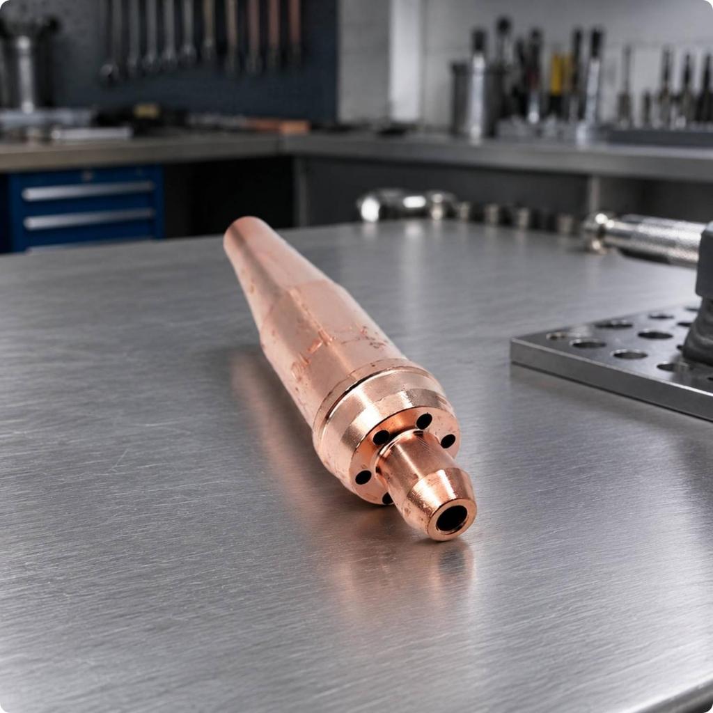 Oxy-Acetylene Nozzle Long Lasting for Workshops, Torch Maintenance