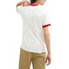 Coach Cotton Rainbow Pattern Trim Round Neck Short Sleeve T-Shirt Men Tops White CBL84-Y05