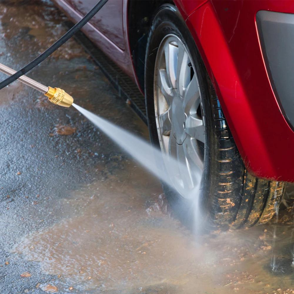 High-Pressure Metal Water Spray Gun - Car Washer, Garden Hose Sprinkler & Foam Cleaner #WG70003