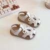 Baby girl princess shoes 2025 new baby sandals summer soft-soled toddler shoes little girl small leather shoes bag head