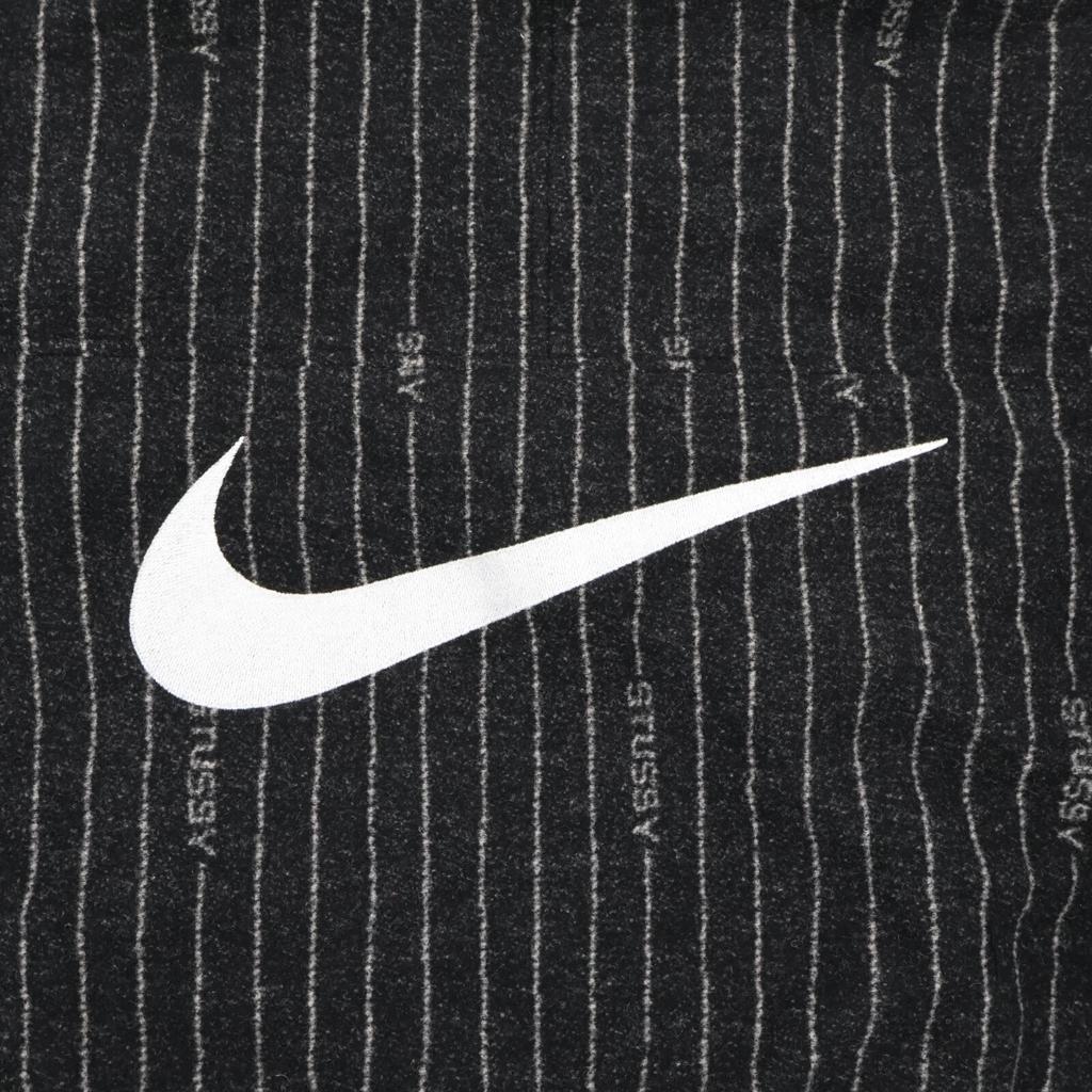 Stussy Nike Striped Wool Jacket Black