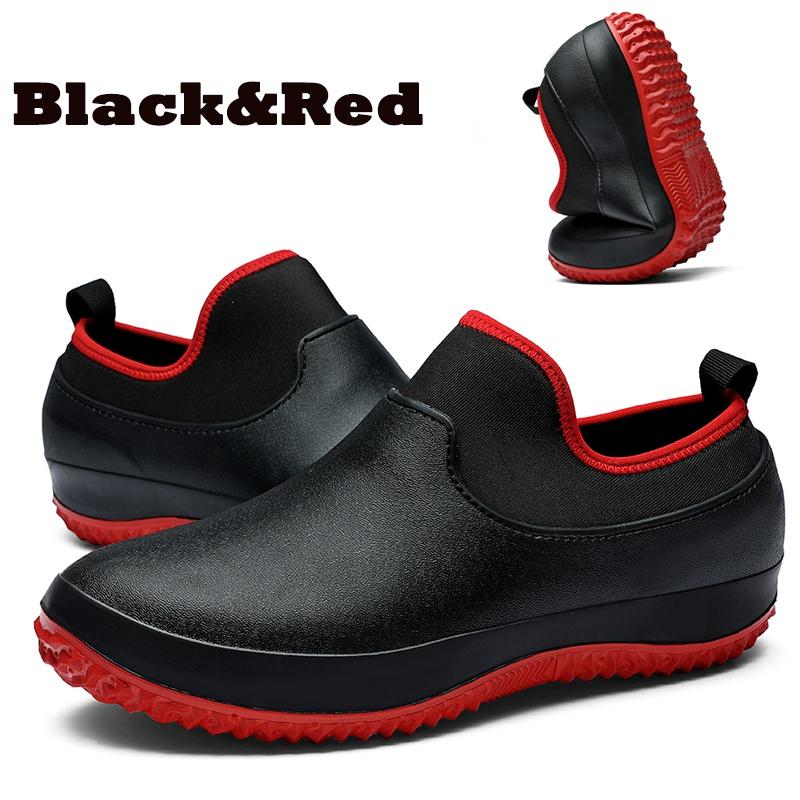 Scarpe da Lavoro Unisex Impermeabili Resistenti all'Olio Slip-On per Cucina Giardino Ristorante Chef Lavoro Medico Zoccoli Antiscivolo di Sicurezza per Uomo Donna