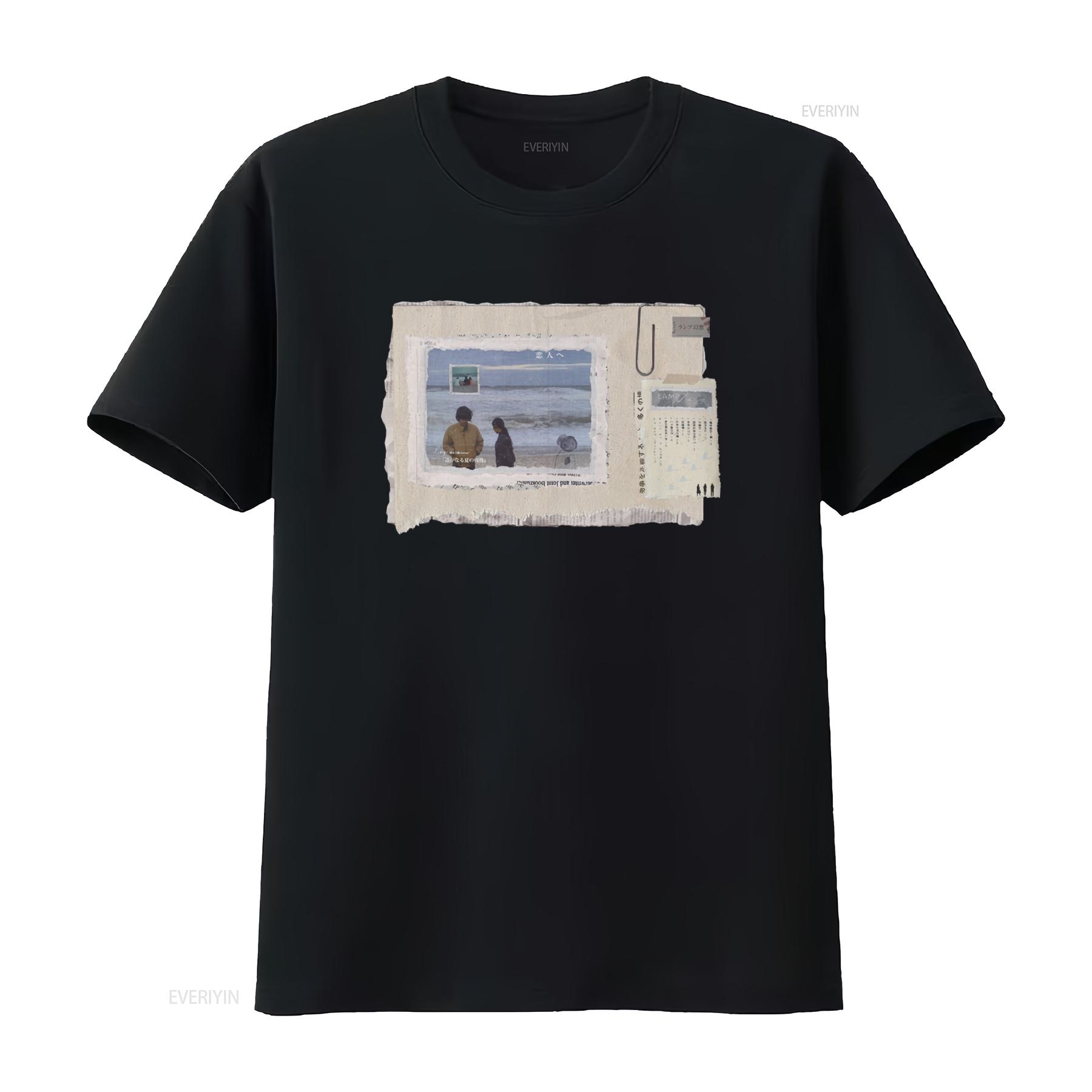 

Lamp Band Tribute T Shirt Japanese City Pop Indie Apparel Vintage Beach Couple Print vintage Washed Stylish Stretched 4XL