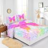 Four-Piece Mattress Set 3D Digital Printing Mattress Protective Cover Color Sequined Mattress