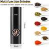 1 Pack Salt Grinder, Electric Pepper Salt Grinder, Black Pepper Grinder, Automatic Spice Grinder, Kitchen Tool Seasoning Tool