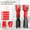 18/24 In 1 Multifunction Faucet Tool Double Head Wrench Pelvic Floor Leading Sleeve Plumbing Tool Anti-Slip Handle