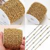 No Fade Ball Chain 2Meters Beads Chains High Quaity Side Spiral Link Chain  Jewelry DIY Making