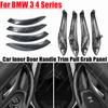 4PCS Carbon for BMW 3 4 Series F30 F31 F32 F33 Interior Door Handle Pull Covers