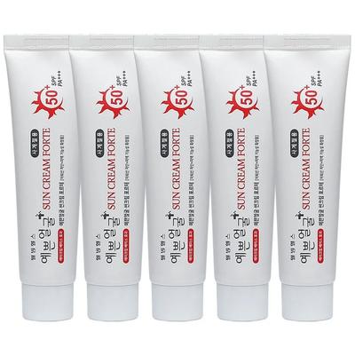 WELLBING HEALTH Pretty Face Sun Cream Forte UV Protection Whitening Functional SPF50+PA+++ 25g X 5