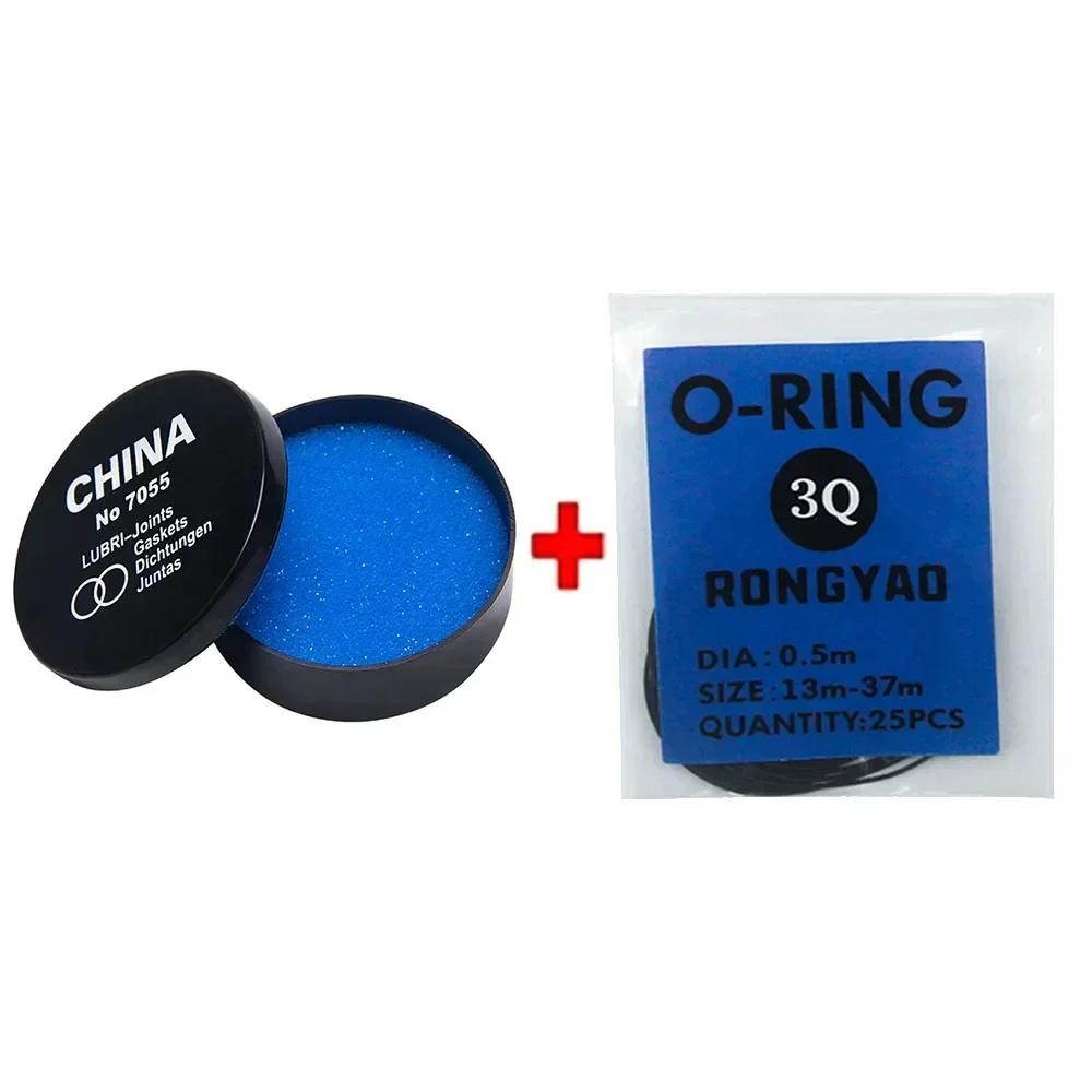 Repair Watch Tools 1box Watch Case Rubber Waterproof O-Ring Oil-resistant Watch Bottom Cover Gasket 0.50.6mm O-Ring Seal Gasket