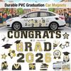 2026 Graduation Season Car Magnetic Stickers 30 Pieces Set PVC Durable Design For Graduation Celebration