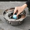 Alcohol Stove Portable Adjustable Trekking Stove Burner Windproof Solid Fuel Burner Travel Camping Cooker for Outdoor Picnic
