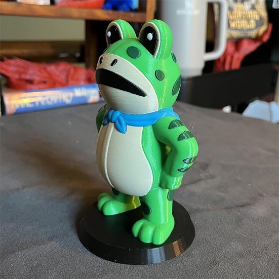Portland Protest Frog Ornament 3D Printed Frog Figurine Collectible Symbol of Peace And Kind Protest Activism Gift Inspirational Frog Sculpture