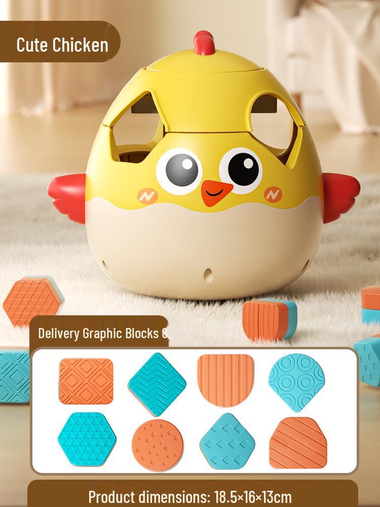 

Іграшка-сортер у формі динозавра для раннього розвитку та тренування хвату