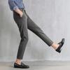 European Style Men's Slim Fit Nine-Point Casual Suit Pants