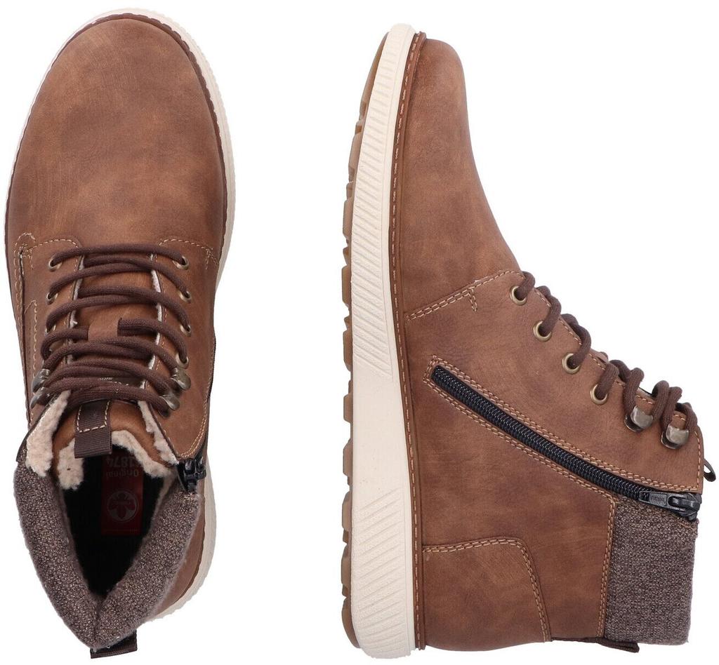Rieker B3342 Lace-up Boots Wide Brown