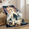 Ancient Ankh and Pyramids Design Print Blanket Soft and Cozy Perfect for the Living Room Bed Sofa or a Nap,gift