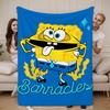 Throw Blankets for Beds Kawaii S-Spongebob All year Blanket Bedspread on the Bed Bedspreads and Coverlets Camping Anime Sofa Nap