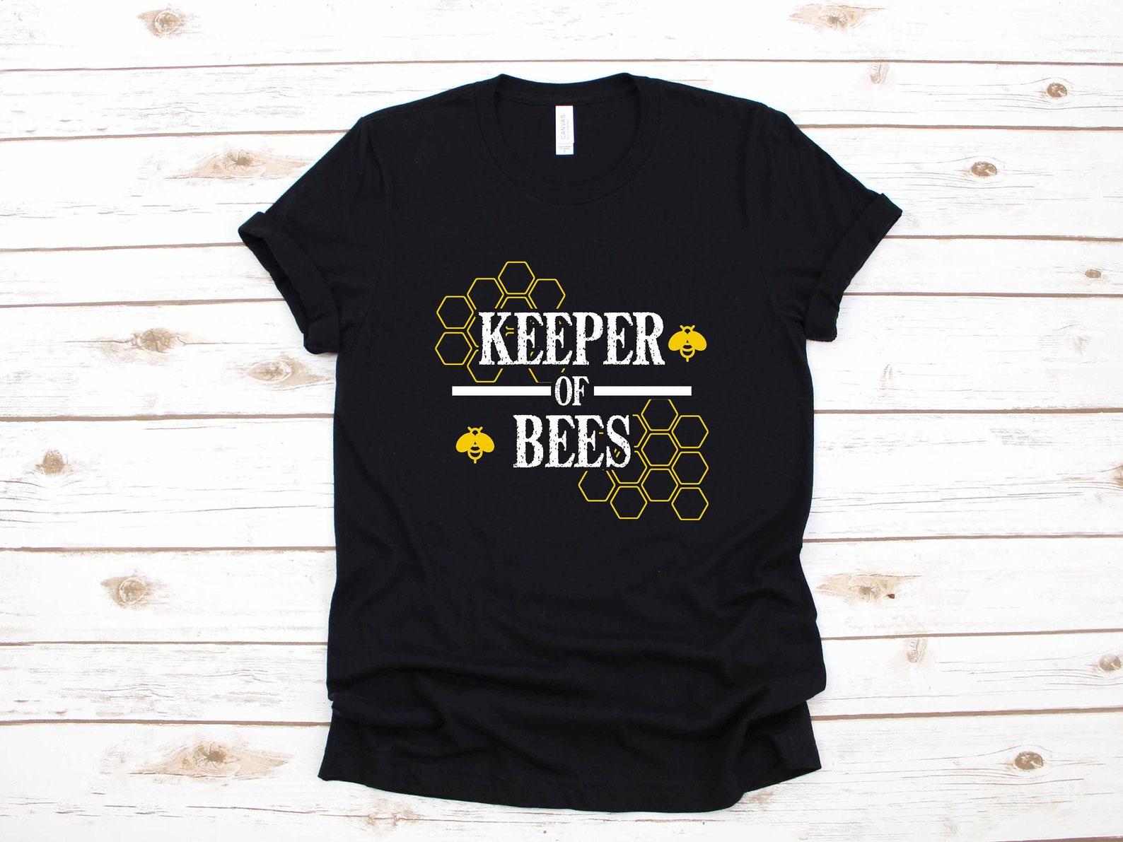 Beekeeper Apparel Cute Keeper of Bees Gift | T-Shirt |T-shirt | T-shirt | T-shirt | Tank Top S