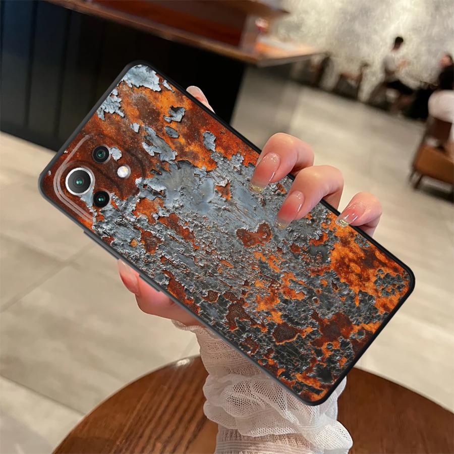 Retro Rust Case for Xiaomi Mi 12X 12 11 13 Lite 12T Pro 14 11T 10T Funda Phone Cover