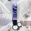 Creative Starry Sky Bear Leather Keychain Pendant