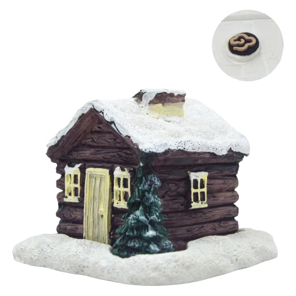 Christmas Tree Old Man Backflow Incense Burner Resin Ornaments Creative Craft Gift Home Incense