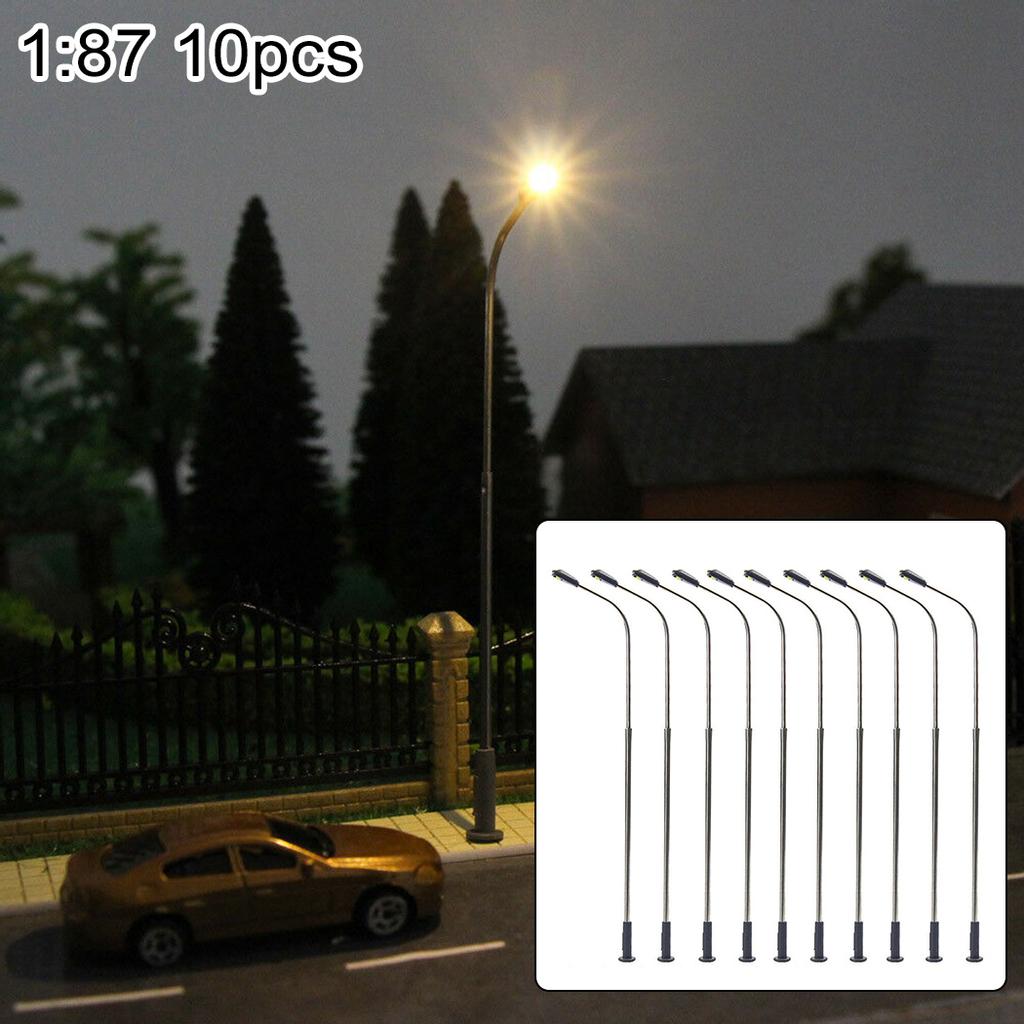 Model Street Lights 1:87 Street Single Head 4.25''
